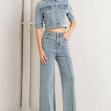 MODERN NEUTRAL DENIM PANTS