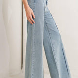 MODERN NEUTRAL DENIM PANTS