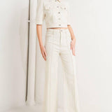 MODERN NEUTRAL TWILL PANTS