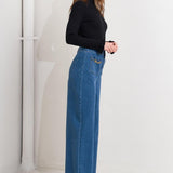 TIMELESS BLUE DENIM PANTS