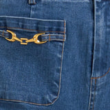 TIMELESS BLUE DENIM PANTS