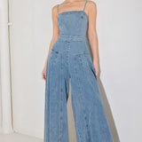 COASTAL CONFIDENCE DENIM JUMPSUIT