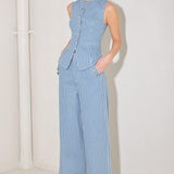 PINSTRIPE PRESTIGE WOVEN PANTS