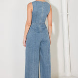ELEVATED EDGE DENIM JUMPSUIT