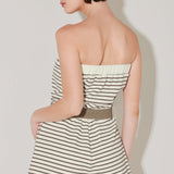 WEEKEND STRIPE KNIT ROMPER