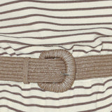 WEEKEND STRIPE KNIT ROMPER