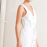 EFFORTLESS ATTRACTION WOVEN ROMPER