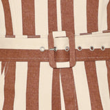 GOLDEN STRIPE ERA WOVEN JUMPSUIT
