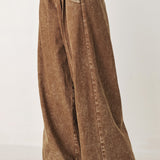 VINTAGE BROWN DENIM PANTS
