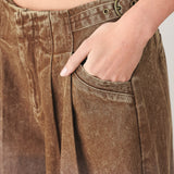 VINTAGE BROWN DENIM PANTS