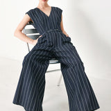 SOFT LINE ROMANCE WOVEN JUMPSUIT