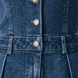 RUNWAY HIT LINE DENIM JUMPSUIT