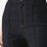 CONTRAST STITCH DENIM PANTS