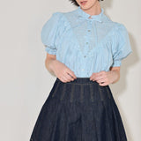 LOVESONG IN DENIM SKORT