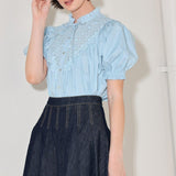 LOVESONG IN DENIM SKORT