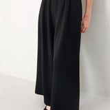 BLACK TIE PALAZZO WIDE LEG PANTS