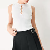 NOIR FLIRT DENIM SKORT