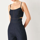 LOVELY MUSE DENIM JUMPSUIT