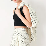 CHAMPAGNE DOTS WOVEN SHORTS