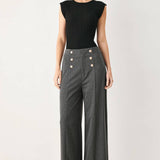 MODERN PINSTRIPE WOVEN PANTS