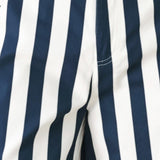 NAVY BLOSSOM WOVEN PANTS
