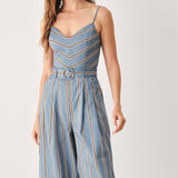 HAMPTON STRIPE WOVEN JUMPSUIT