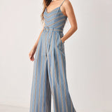 HAMPTON STRIPE WOVEN JUMPSUIT