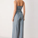 HAMPTON STRIPE WOVEN JUMPSUIT