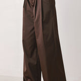 PARCHMENT RELAXED-FIT WOVEN PANTS