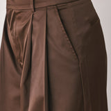 PARCHMENT RELAXED-FIT WOVEN PANTS