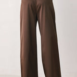 PARCHMENT RELAXED-FIT WOVEN PANTS