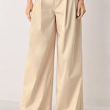PARCHMENT RELAXED-FIT WOVEN PANTS