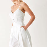 TRUE LOVE LOOK WOVEN JUMPSUIT