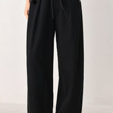 NIGHTSHADE FLOWY DRAWSTRING WOVEN PANTS