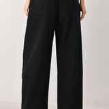 NIGHTSHADE FLOWY DRAWSTRING WOVEN PANTS
