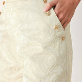 MARZIPAN FLORAL WOVEN JACQUARD SHORTS