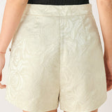 MARZIPAN FLORAL WOVEN JACQUARD SHORTS