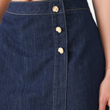 ICONIC INDIGO DENIM SKORT