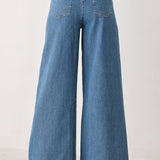 BRIAR BLUE FLARED DENIM PANTS