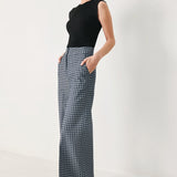 NOIR SOCIETY WOVEN WIDE LEG PANTS
