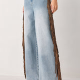 NASHVILLE SIDE WASHED DENIM PANTS