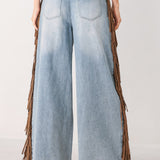 NASHVILLE SIDE WASHED DENIM PANTS