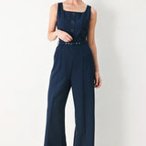 AFTER HOURS ELEGANCE WOVEN JUMPSUIT