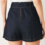 CHIC CHARM DENIM SKORT
