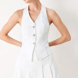CHAMPAGNE CLUB WOVEN SKORT
