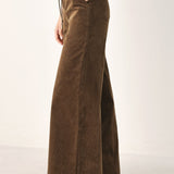 AUTUMN IN MANHATTAN BELTED CORDUROY PANTS