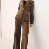 AUTUMN IN MANHATTAN BELTED CORDUROY PANTS