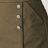 RANGER GREEN TAILORED WOVEN SKORT