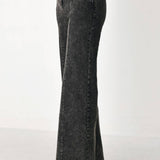 CITY LIMITS BLACK DENIM WIDE LEG PANTS