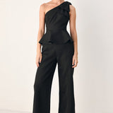 ALL EYES ON YOU BOW WIDE LEG JUMPSUIT